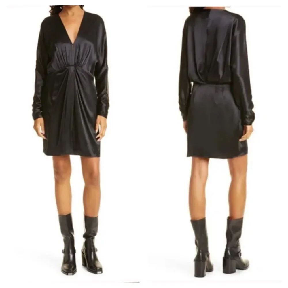 rag & bone Black Eloise Mini Dress Size 10 NWT